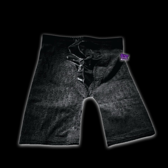 Christian Dior Black Monogram Logo Sheer Biker Girdle Shorts - Picture 6 of 16